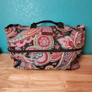 Vera Bradley Parisian Paisley Women's Expandable Weekender Bag - Multicolor